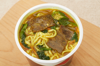 美食系列写实方便面泡面