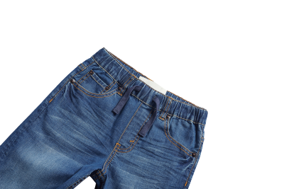 服饰系列写实牛仔裤面料
