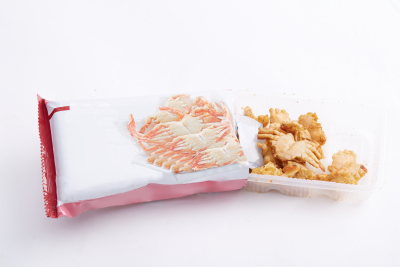美食系列写实膨化食品