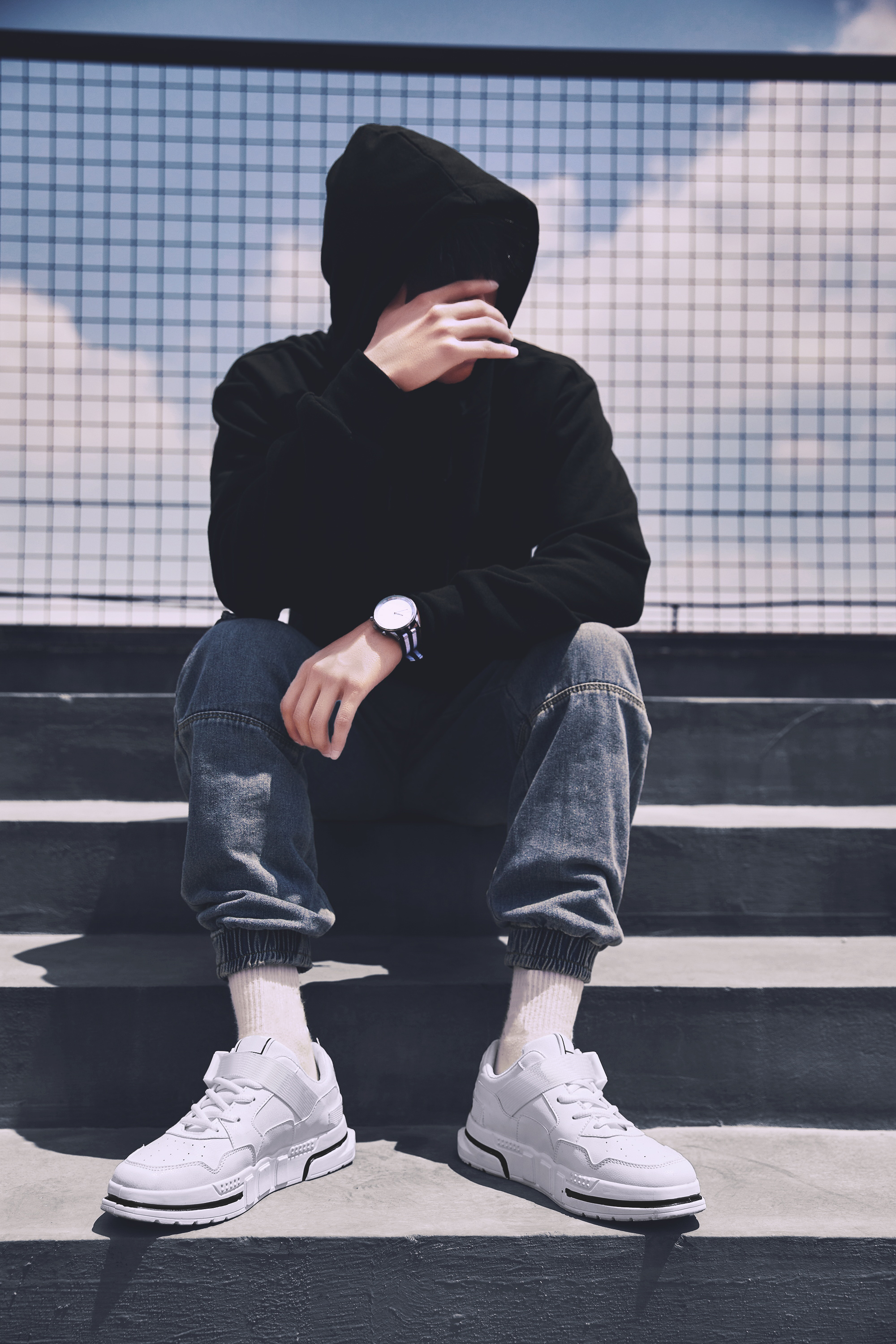 服饰系列写实平底运动休闲鞋