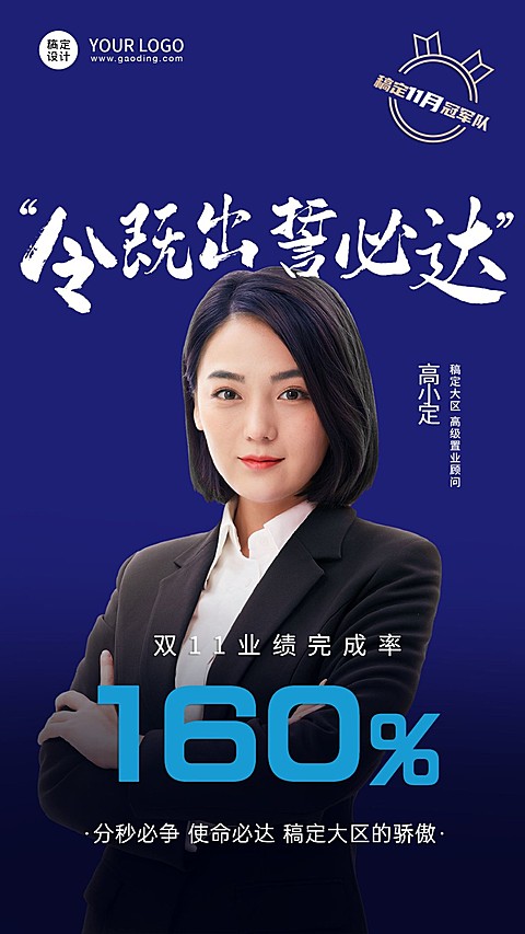 房地产喜报简约商务风海报