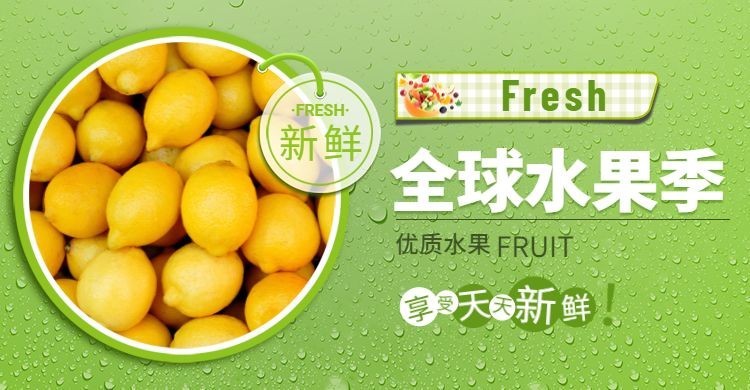 全球水果季/水果海报预览效果