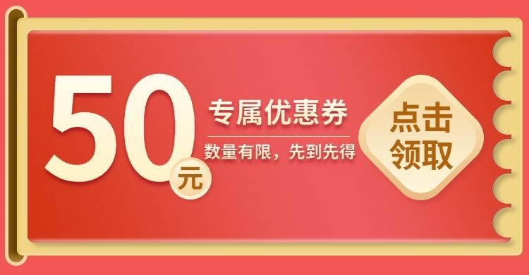 通用双11大促精致优惠券海报预览效果