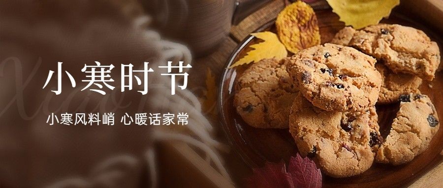 小寒节气祝福冬日公众号首图