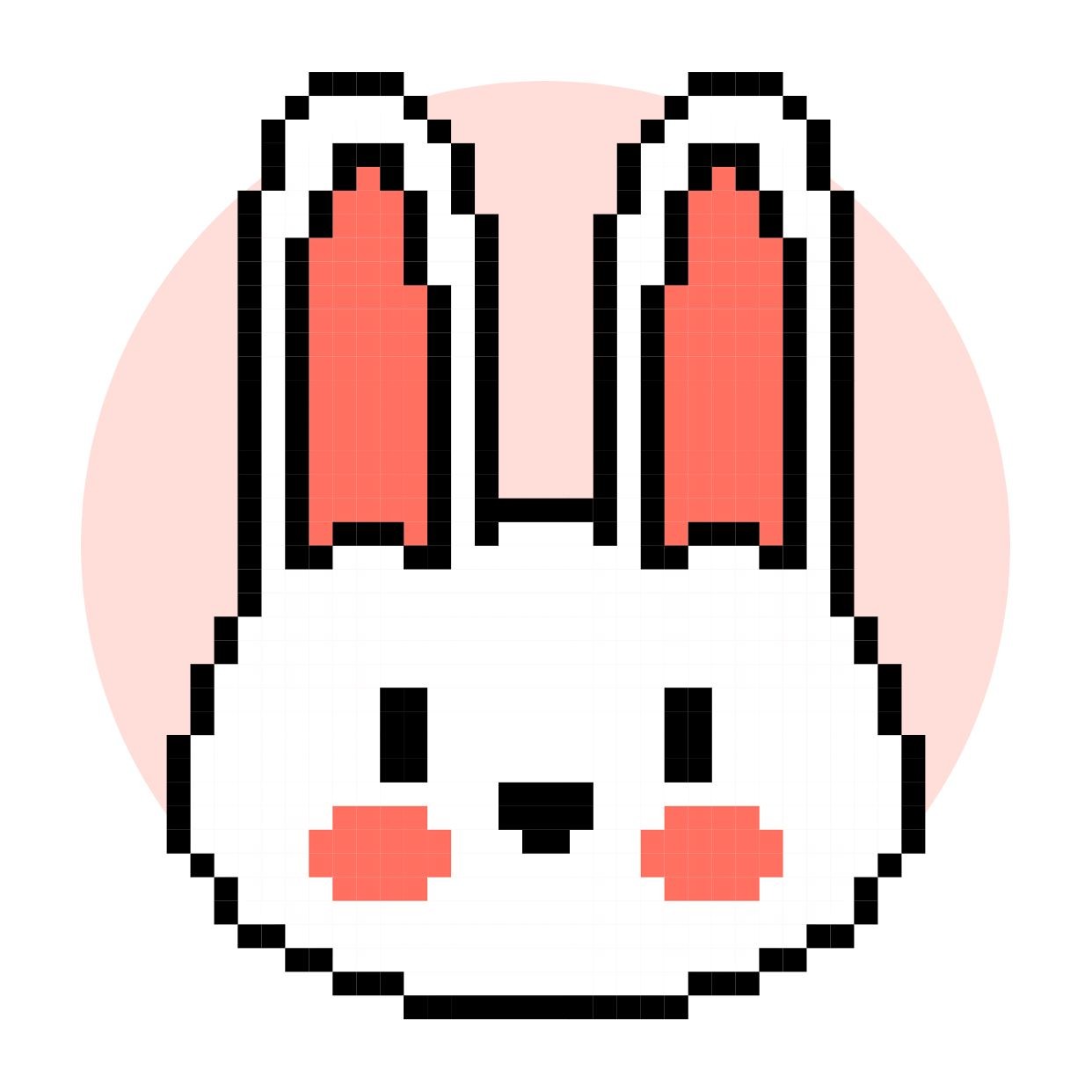 可爱兔子趣味微信头像
