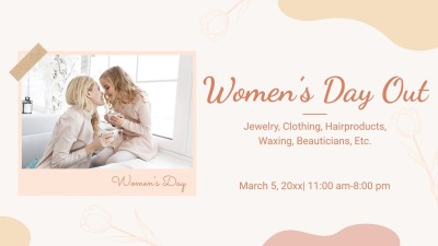 Women’s Day Promotion Facebook Event Cover
