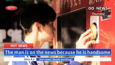 愚人节假新闻直播沙雕搞笑横版视频封面