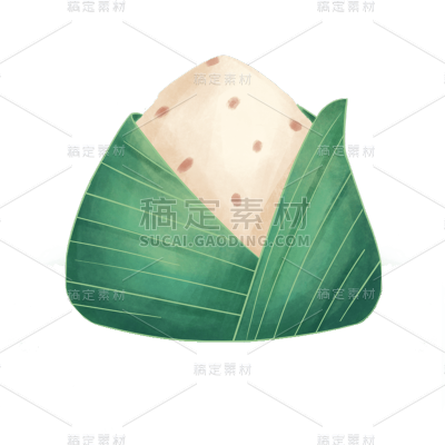 卡通感端午节粽子元素贴纸