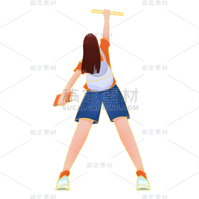 卡通感学习人物元素