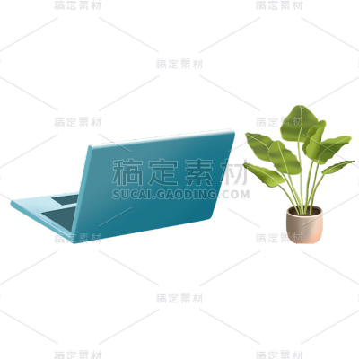 卡通感教育培训电脑元素