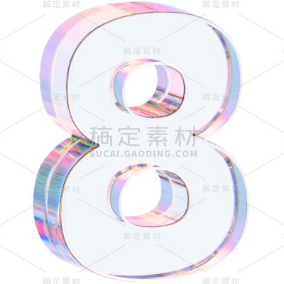C4D-数字玻璃元素
