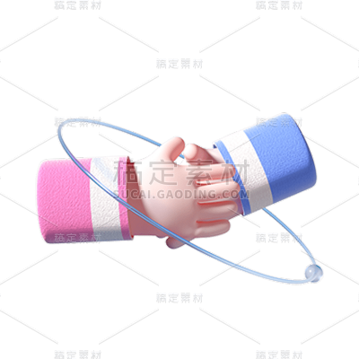 卡通感3D元素手元素