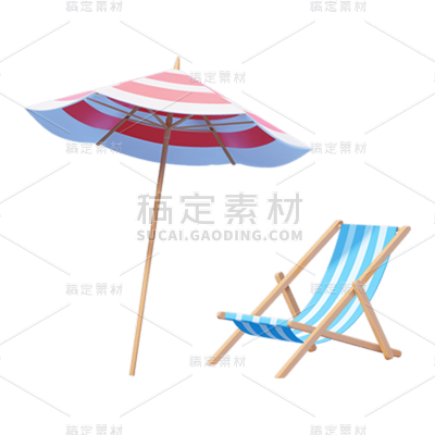 夏日通用海边沙滩度假元素