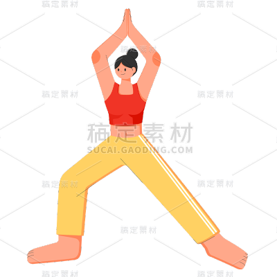 卡通感文体娱乐女人元素 