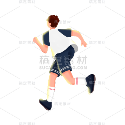 卡通感教育男生培训元素贴纸