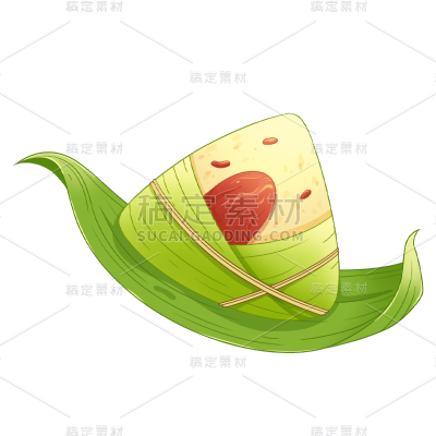卡通感端午节粽子元素贴纸