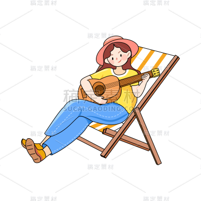 卡通感教育培训女人元素