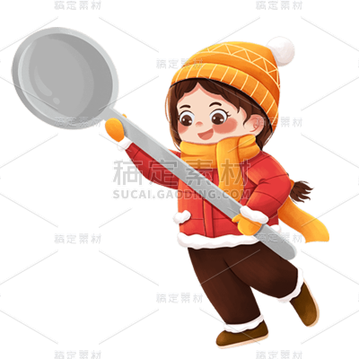可爱小年女性元素贴纸