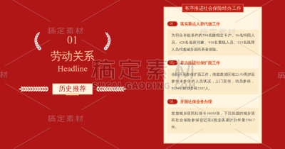 政务民生媒体新闻资讯年终工作汇报总结图文主题