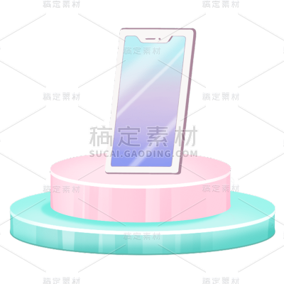 卡通感金融行业手机元素