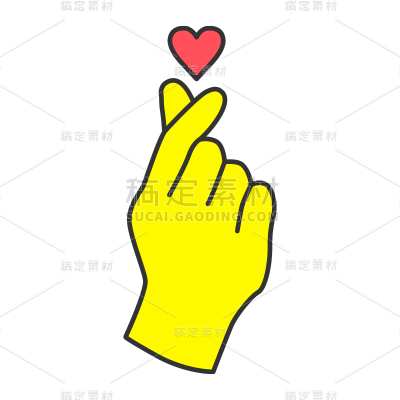 可爱清新插画元素贴纸