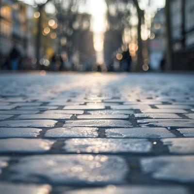 insMind Outdoor Background Pebbles Road City Street