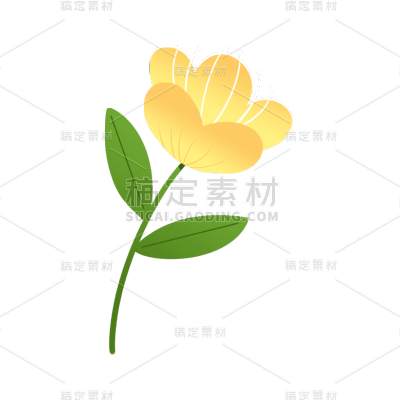 花卉元素贴纸