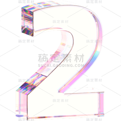 C4D-数字玻璃元素
