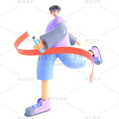 3D-运动人物-冲刺
