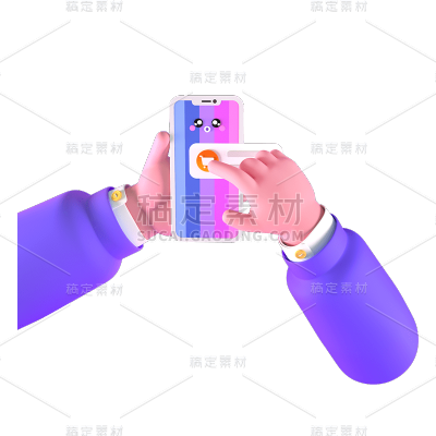 3D手元素贴纸