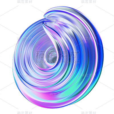 C4D-3D立体酸性风设计5