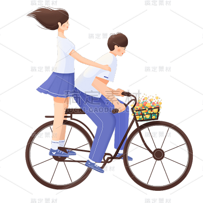 文艺情人节情侣元素贴纸