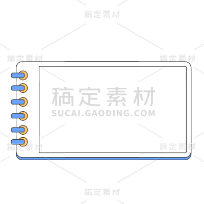 常规通用插画极简风系列边框静态贴纸