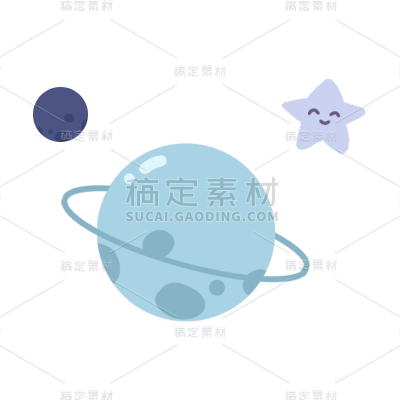 文体娱乐星球贴纸