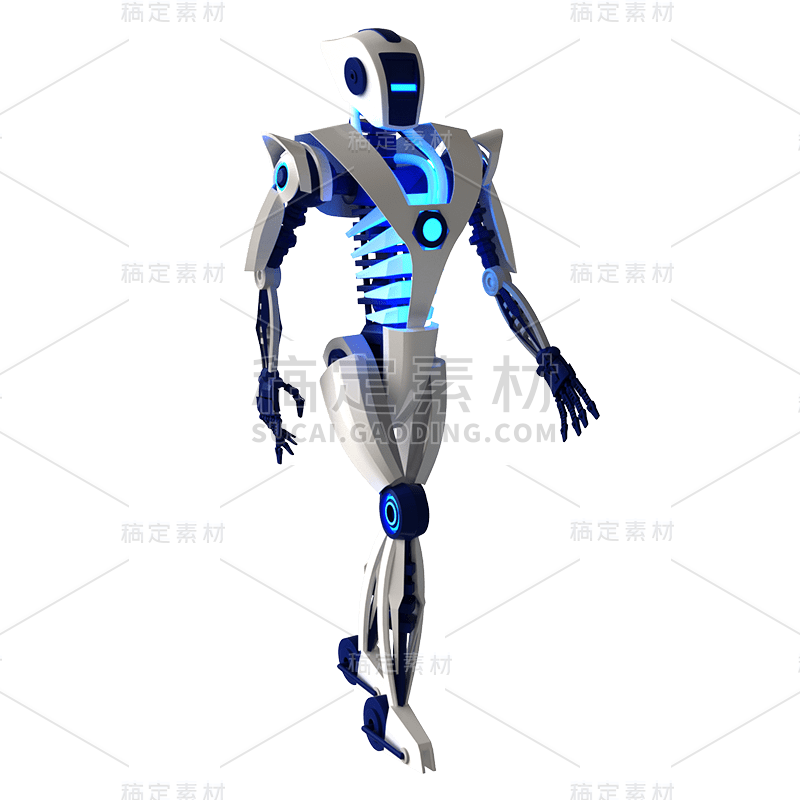 C4D-智能机器人创意贴纸