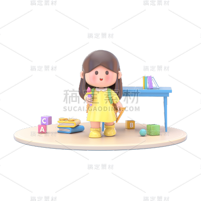 卡通感3女人元素