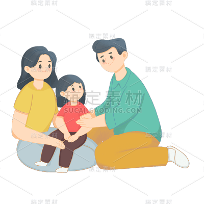 卡通感金融行业人物元素