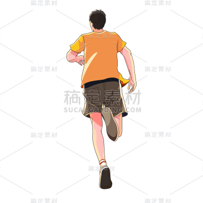卡通感教育男生行业元素贴纸
