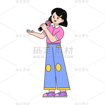 卡通感教育培训人物元素