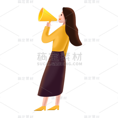 卡通感教育行业人物元素