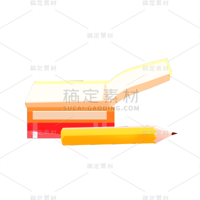 卡通风教育培训书本氛围元素