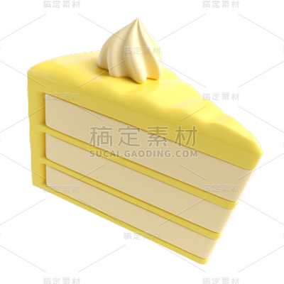 C4D-美食-蛋糕