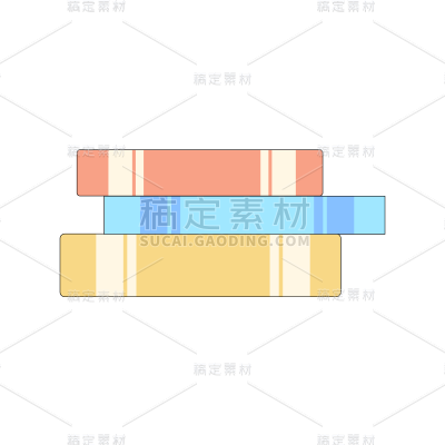 卡通感教育培训书本元素贴纸