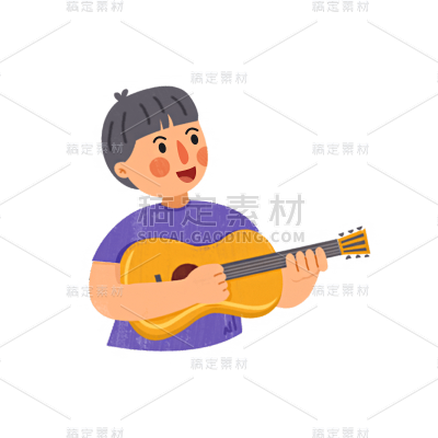卡通感教育培训男生元素贴纸