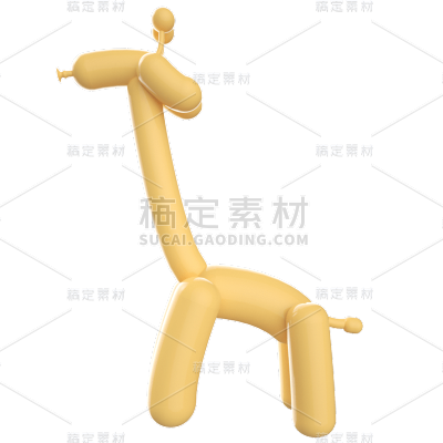 C4D-3D立体气球装饰元素贴纸10