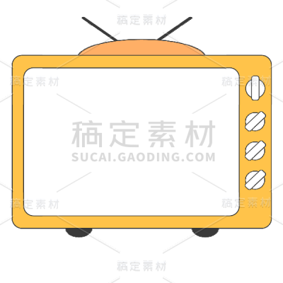 常规通用插画极简风系列边框静态贴纸