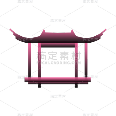 七夕情人节中式建筑