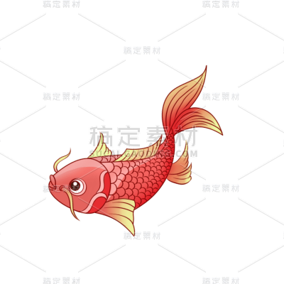 双十一双11电商促销活动中国风金鱼鲤鱼