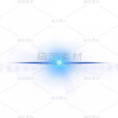 冷调简约光效光晕元素