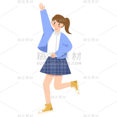 卡通感教育行业人物元素